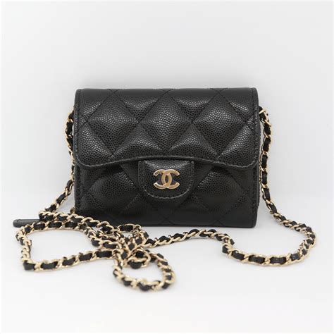 chanel full flap wallet on chain with turnlock|chanel mini wallet on chain.